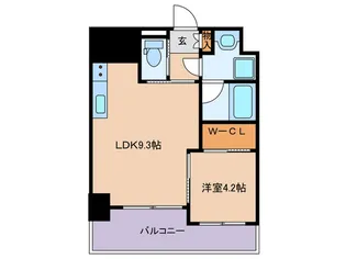 ノルデンハイム天神橋アドバンス【4階】の間取り