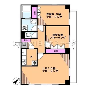 サクシード上池台【3階】の間取り
