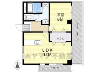 ピットインR一番館【3階】の間取り