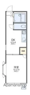レオパレス本城東四番館【1階】の間取り