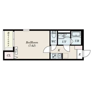 Katze中村日赤【2階】の間取り