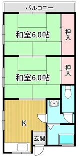 ノースナイン熊本【2階】の間取り