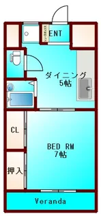 ラスターツインビル【3階】の間取り