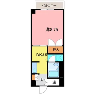 blu marino【1階】の間取り