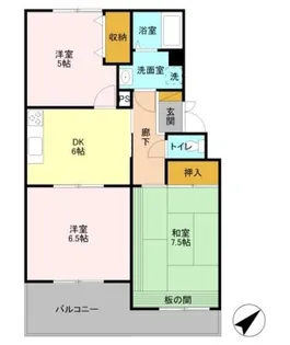 セントラルパレス【3階】の間取り