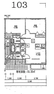 ピュールA棟【1階】の間取り