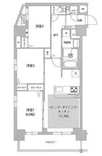 コンフォリア川口本町【1階】の間取り