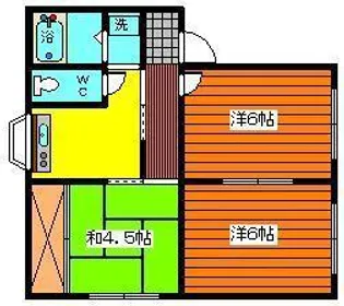サン・シーズ【3階】の間取り