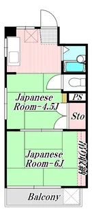 二之江サニーコーポ【3階】の間取り