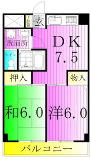ファーストハイツ【3階】の間取り