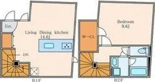 M.A HILLS AKASAKA【2階】の間取り