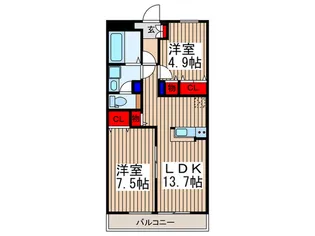 West Sing【3階】の間取り