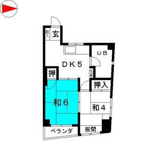 アポマンション【5階】の間取り