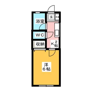 グリーンツー【1階】の間取り