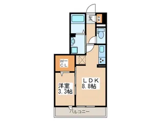 プレシャス湘南II【3階】の間取り