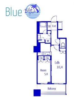 ザ・スカイクルーズタワー【12階】の間取り