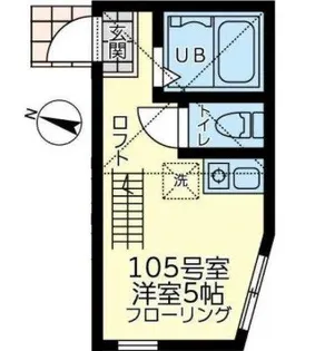 ユナイト安針リシュリーの杜【1階】の間取り