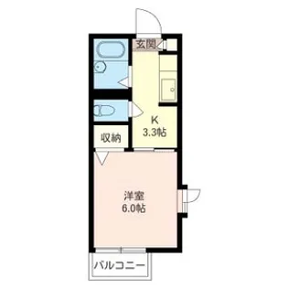 ハイツシーサイド【2階】の間取り