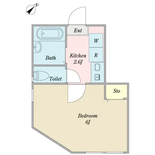 VIP世田谷【1階】の間取り
