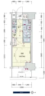 プレサンス 梅田北 ディア【2階】の間取り