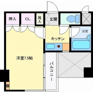 グリーンキャピタル材木町 第1【10階】の間取り