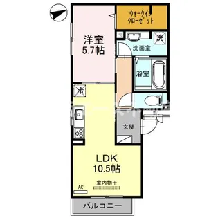 ボヌール南久宝寺【3階】の間取り