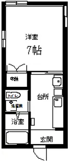メゾンコージI【2階】の間取り