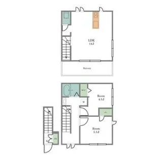 Villa Symbiose【1階】の間取り