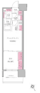 レジディア門前仲町プレイス【10階】の間取り