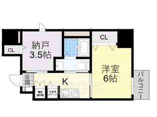 ディアコート宿屋町【10階】の間取り