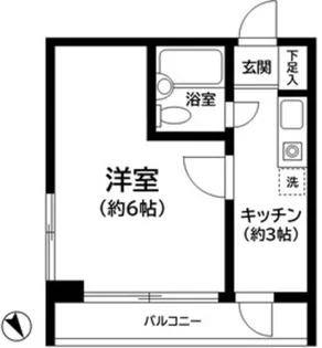 ライオンズマンション東銀座【5階】の間取り