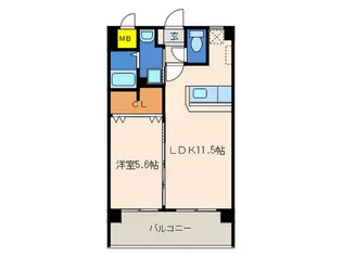 Mid Garden 三島【7階】の間取り