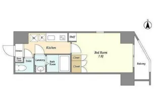 エムレジデンス両国森下【4階】の間取り