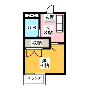 ウエルズヒルマチダ【2階】の間取り
