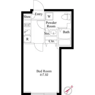 ハーモニーグラシア代々木【5階】の間取り