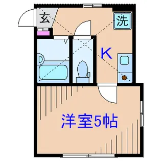 リーヴェルポート横浜白楽II【2階】の間取り