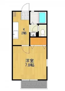 ドエル弐番館【1階】の間取り