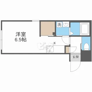 キングハウス学園前【1階】の間取り