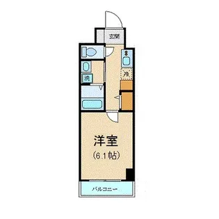 ZOOM銀座2丁目SECOND【8階】の間取り