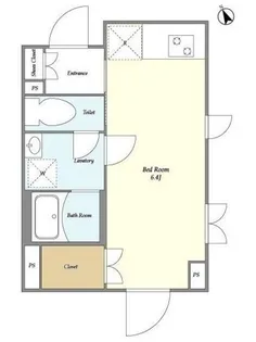 LEGALAND大井町west【2階】の間取り