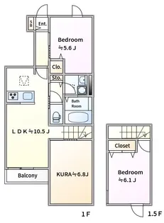 マインハオス【1階】の間取り