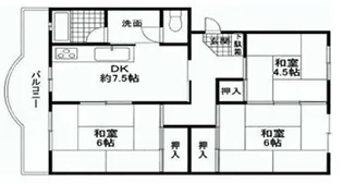 オリーブハイツ土山【5階】の間取り