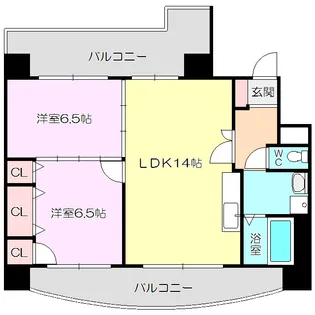 ウッディ・ヴィレッジ【5階】の間取り