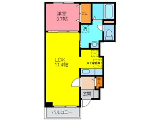 グリ-ン・グリ-ンの間取り