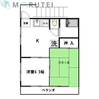 菩提樹荘【1階】の間取り