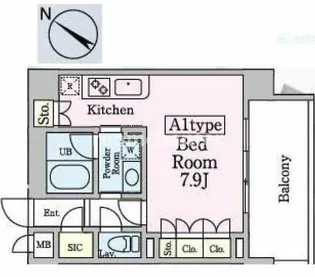 ROYAL共進【5階】の間取り