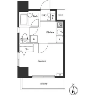 ヴェルト三軒茶屋II【4階】の間取り