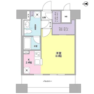 スタイリオ横浜反町【5階】の間取り