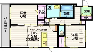 アノイエ 東棟【3階】の間取り