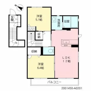 シャーメゾン南宇佐【2階】の間取り